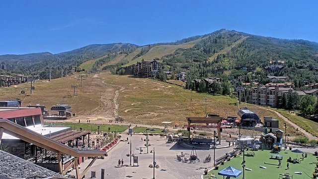 view from Steamboat Gondola Square Clock Tower on 2026-08-21