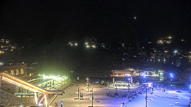 time-lapse frame, Steamboat Gondola Square Clock Tower webcam