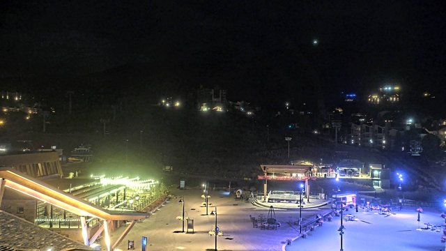 time-lapse frame, Steamboat Gondola Square Clock Tower webcam