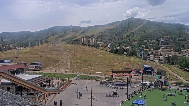 view from Steamboat Gondola Square Clock Tower on 2026-08-28