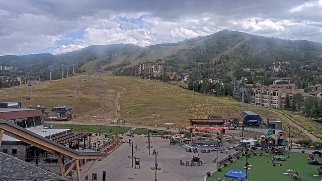 view from Steamboat Gondola Square Clock Tower on 2026-08-29