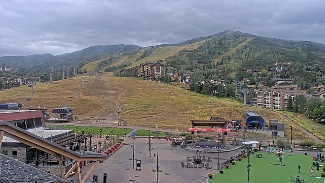 view from Steamboat Gondola Square Clock Tower on 2026-08-30