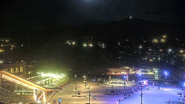time-lapse frame, Steamboat Gondola Square Clock Tower webcam