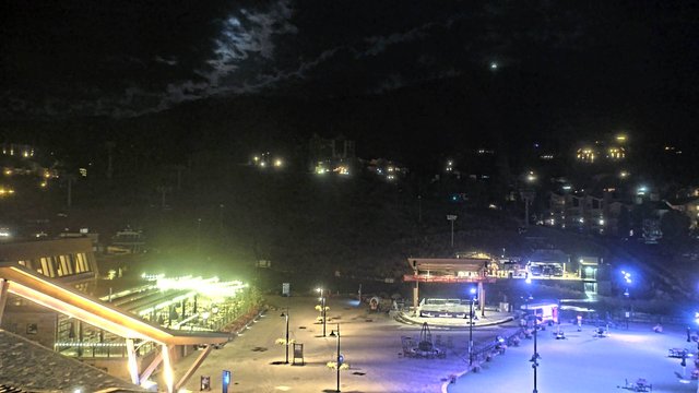 time-lapse frame, Steamboat Gondola Square Clock Tower webcam
