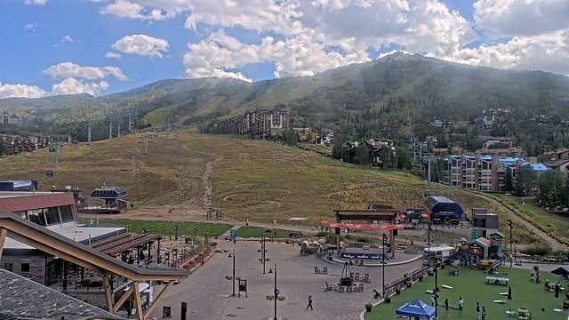 view from Steamboat Gondola Square Clock Tower on 2026-09-04