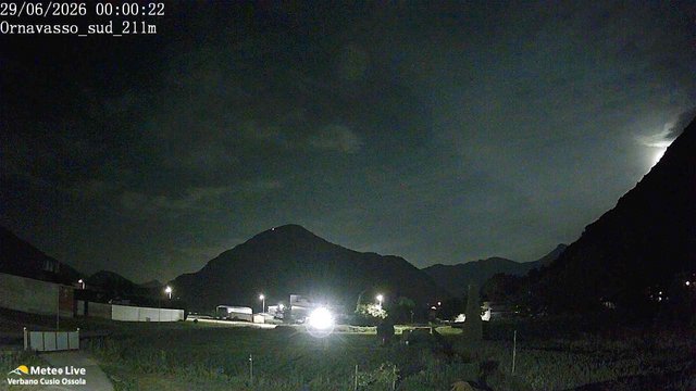 time-lapse frame, Ornavasso sud webcam