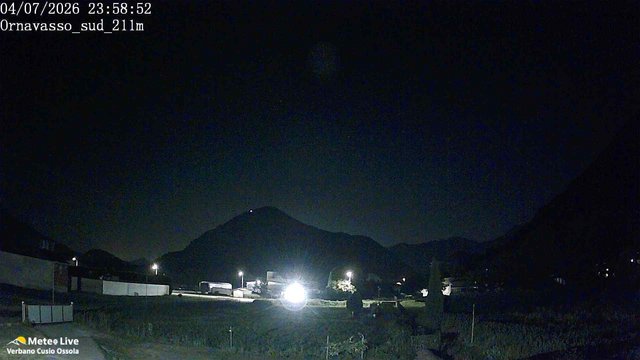 time-lapse frame, Ornavasso sud webcam