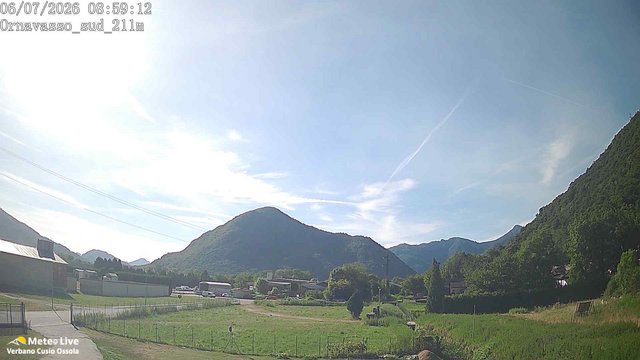 time-lapse frame, Ornavasso sud webcam
