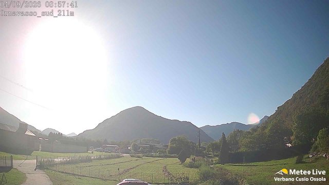 time-lapse frame, Ornavasso sud webcam