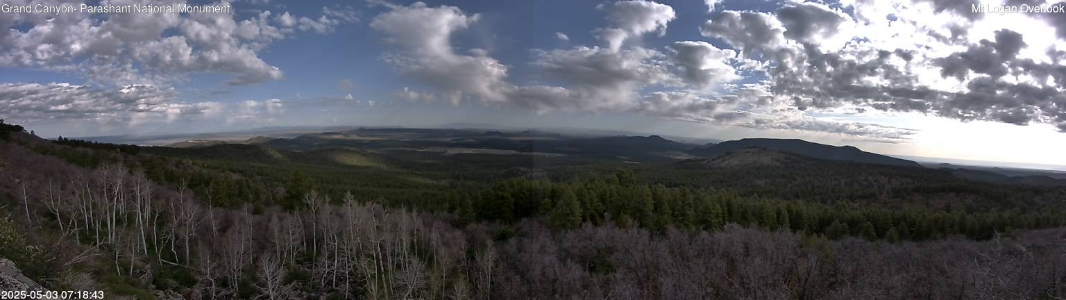 time-lapse frame, Mt Logan webcam