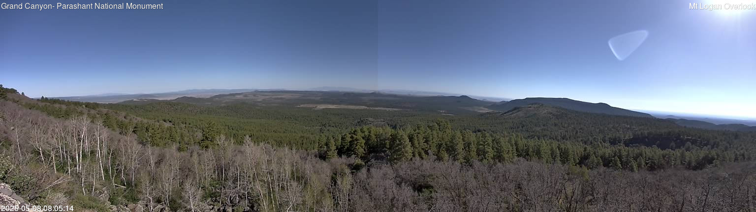 time-lapse frame, Mt Logan webcam