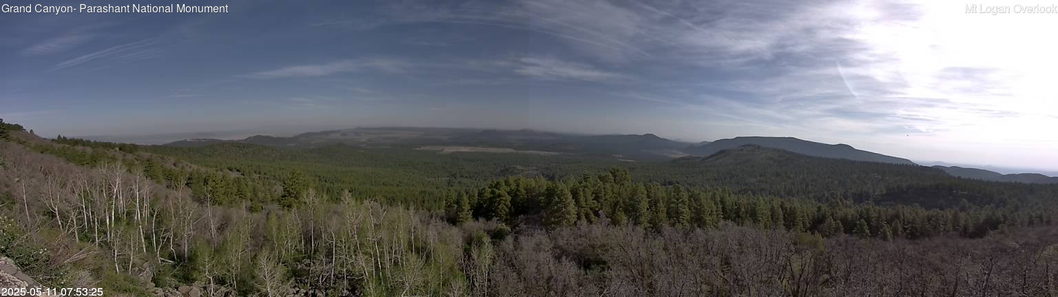 time-lapse frame, Mt Logan webcam
