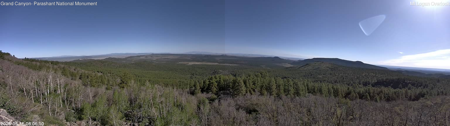 time-lapse frame, Mt Logan webcam