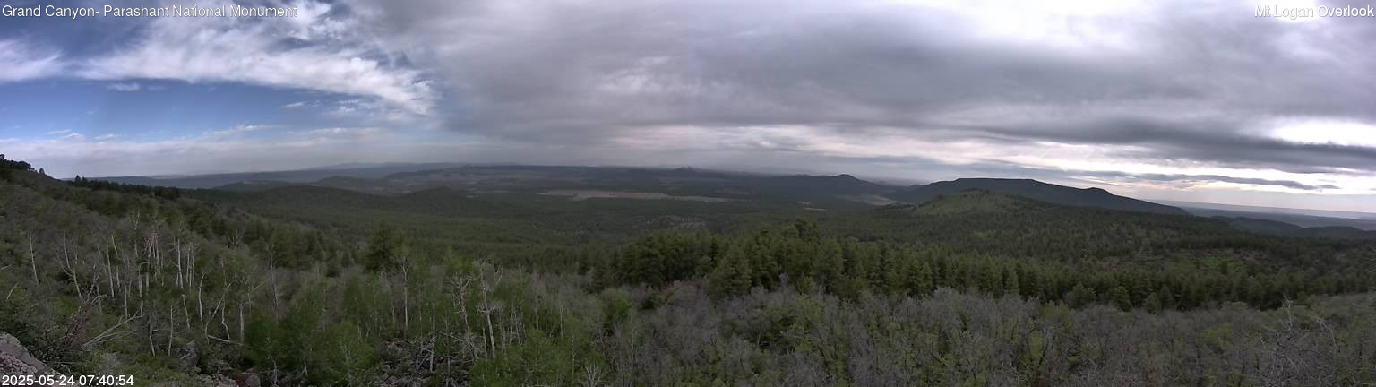 time-lapse frame, Mt Logan webcam