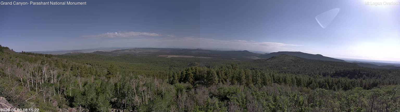 time-lapse frame, Mt Logan webcam