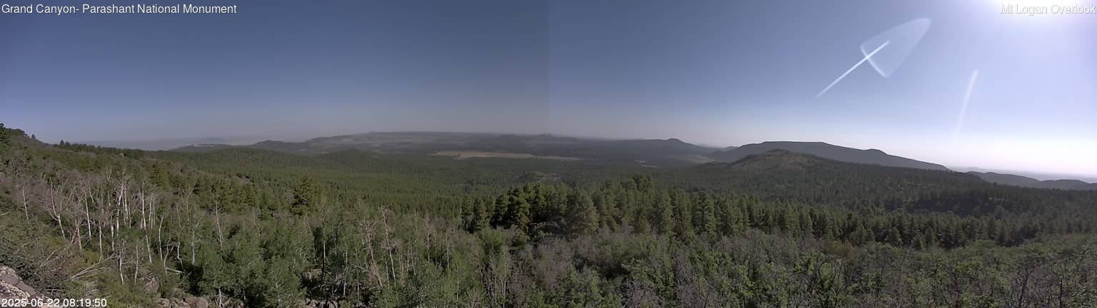 time-lapse frame, Mt Logan webcam