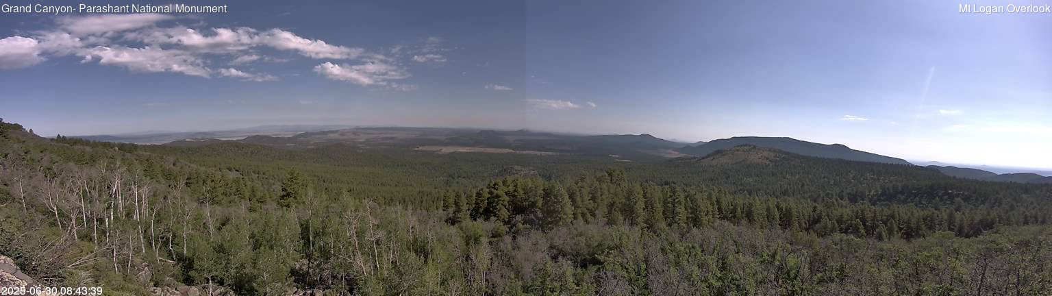 time-lapse frame, Mt Logan webcam