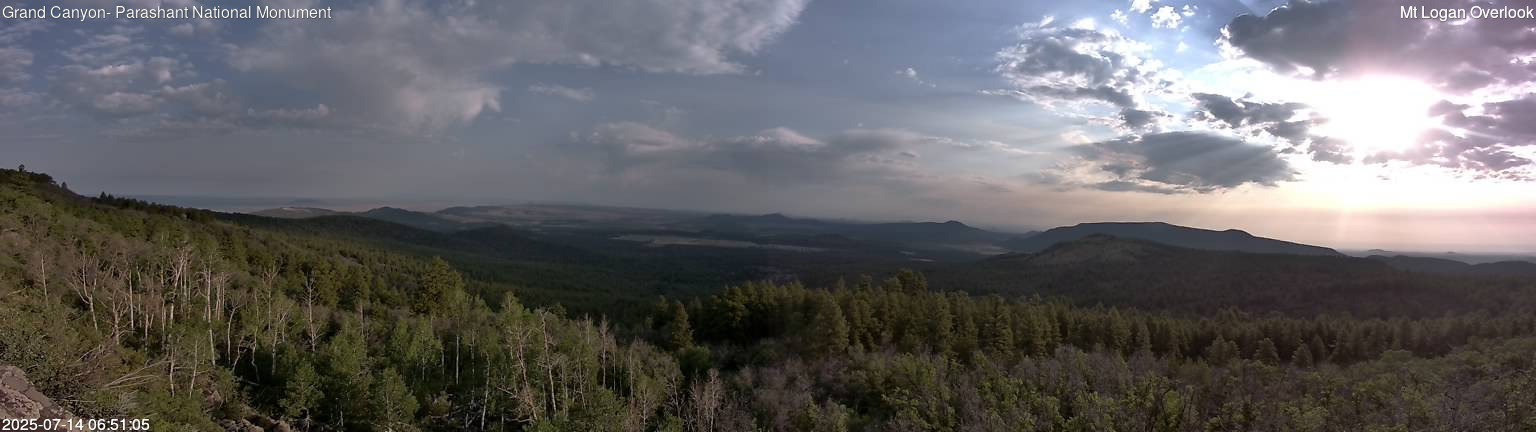 time-lapse frame, Mt Logan webcam