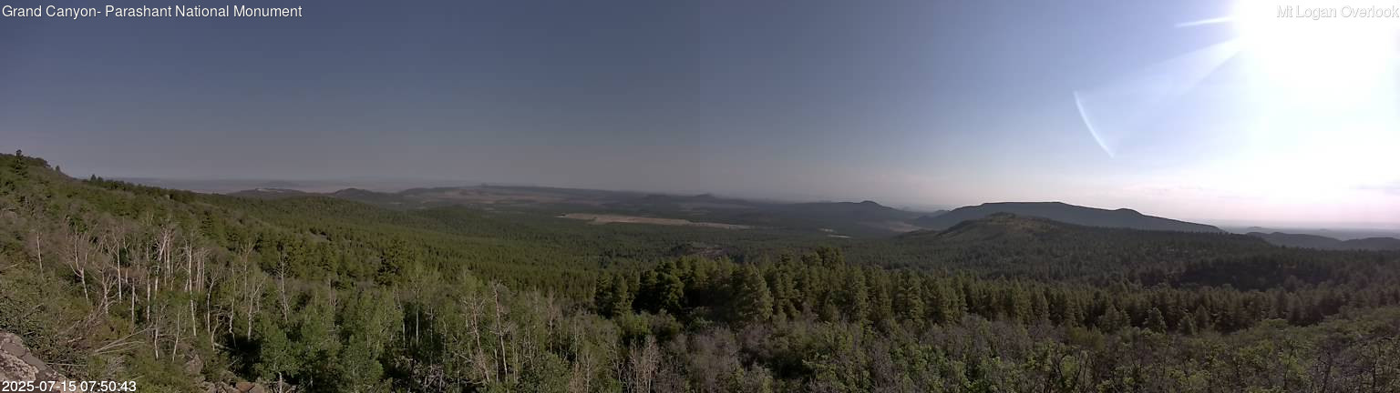 time-lapse frame, Mt Logan webcam