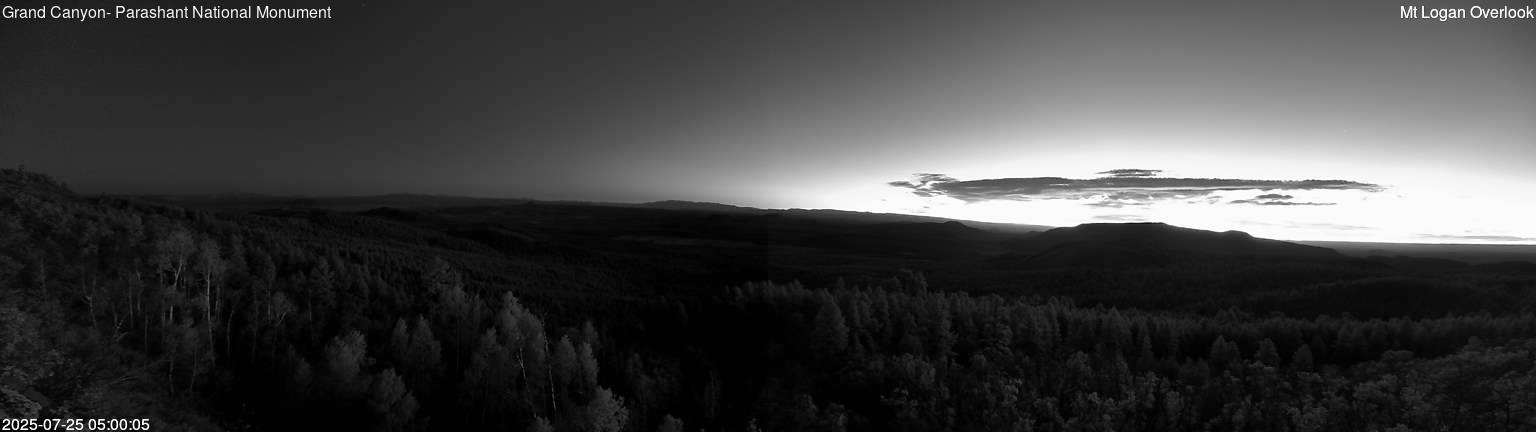 time-lapse frame, Mt Logan webcam