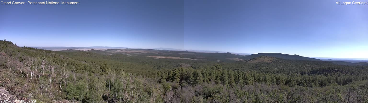 time-lapse frame, Mt Logan webcam