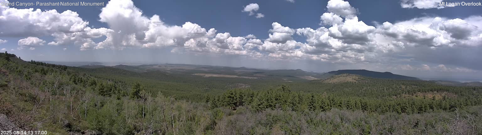 time-lapse frame, Mt Logan webcam