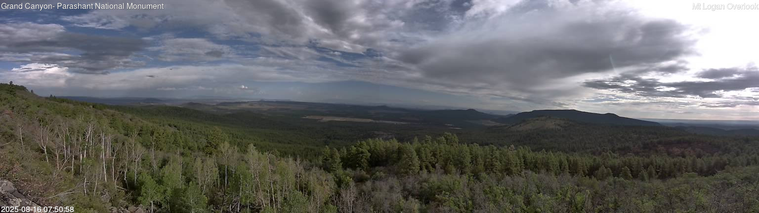 time-lapse frame, Mt Logan webcam