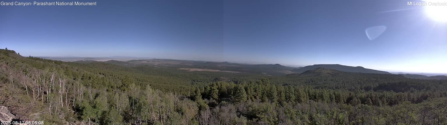 time-lapse frame, Mt Logan webcam
