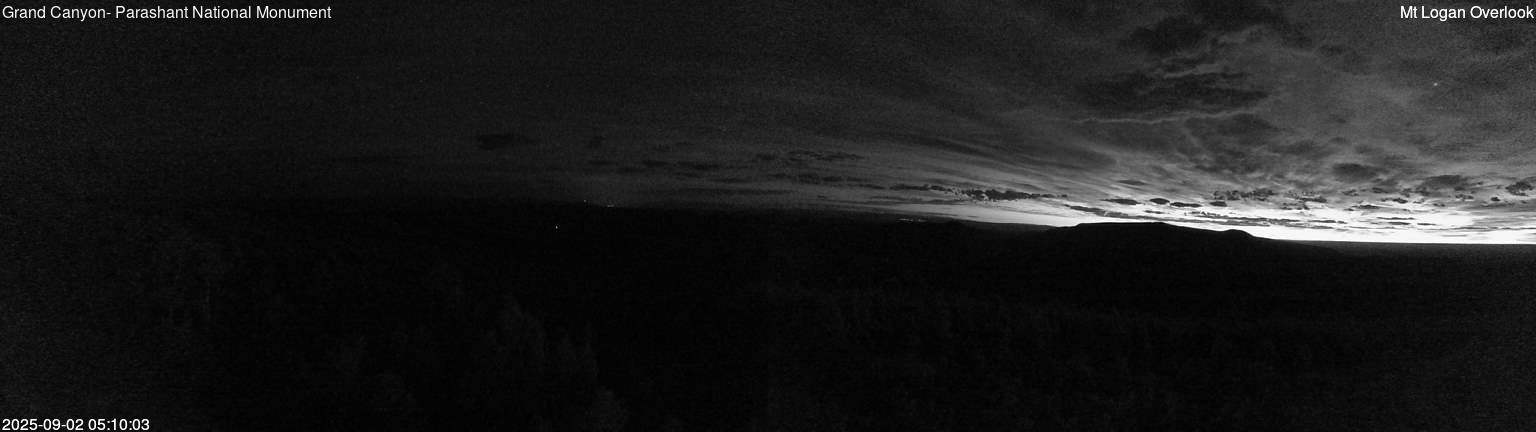 time-lapse frame, Mt Logan webcam