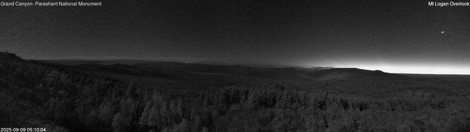 time-lapse frame, Mt Logan webcam