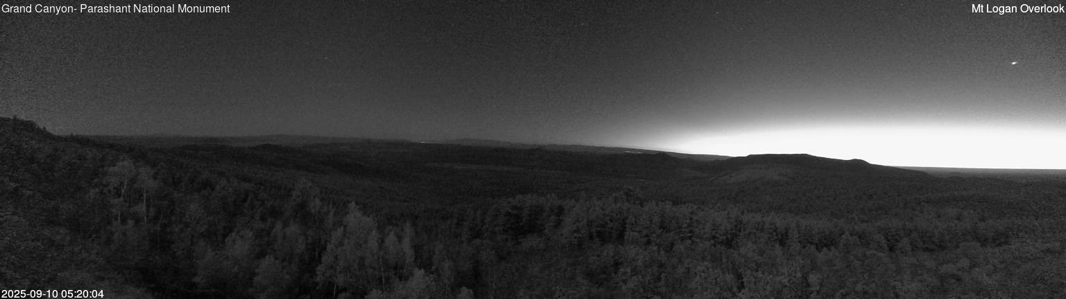 time-lapse frame, Mt Logan webcam