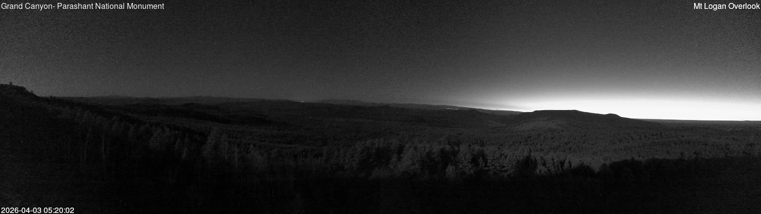 time-lapse frame, Mt Logan webcam