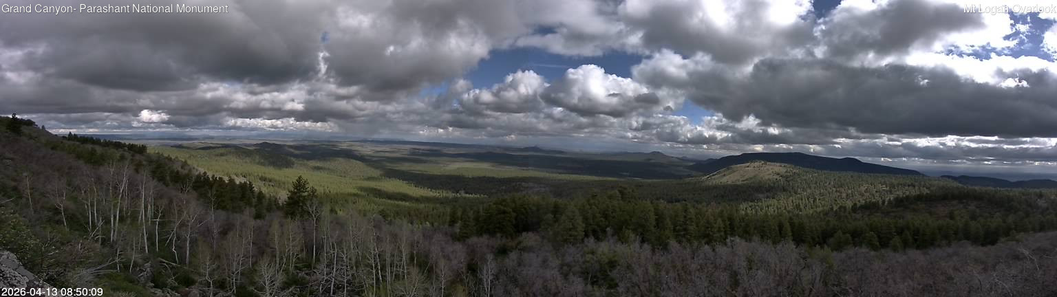 time-lapse frame, Mt Logan webcam