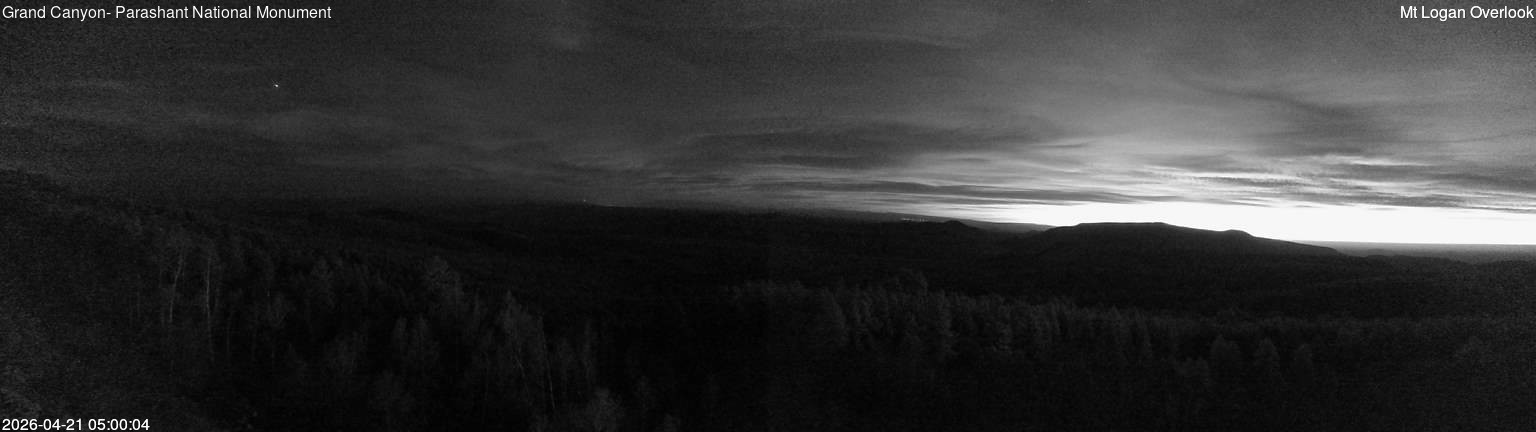 time-lapse frame, Mt Logan webcam
