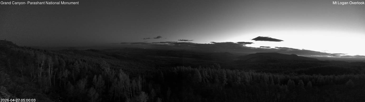 time-lapse frame, Mt Logan webcam