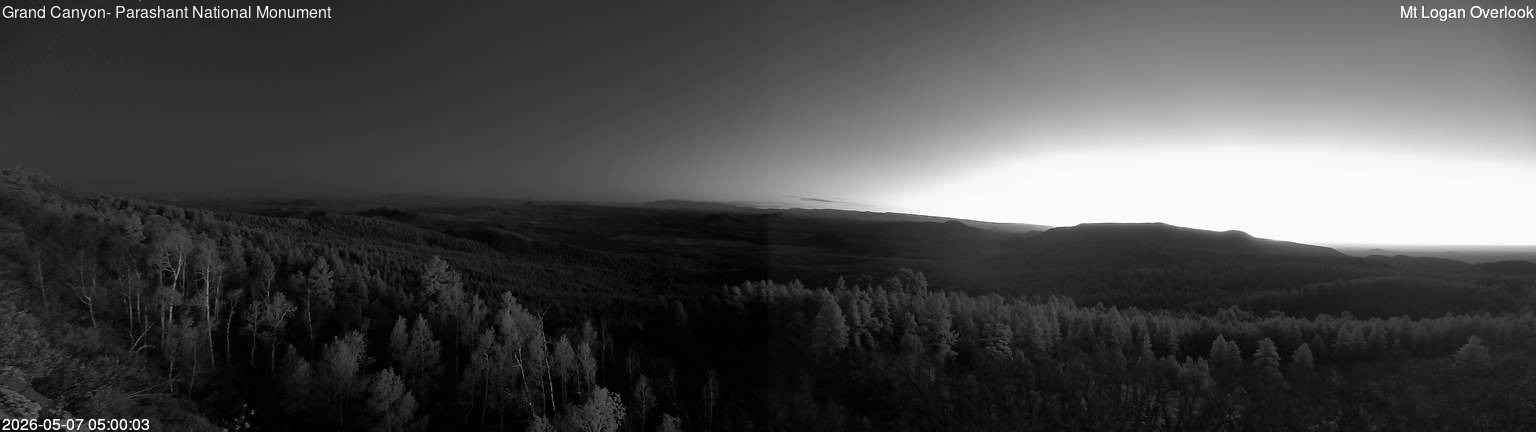 time-lapse frame, Mt Logan webcam