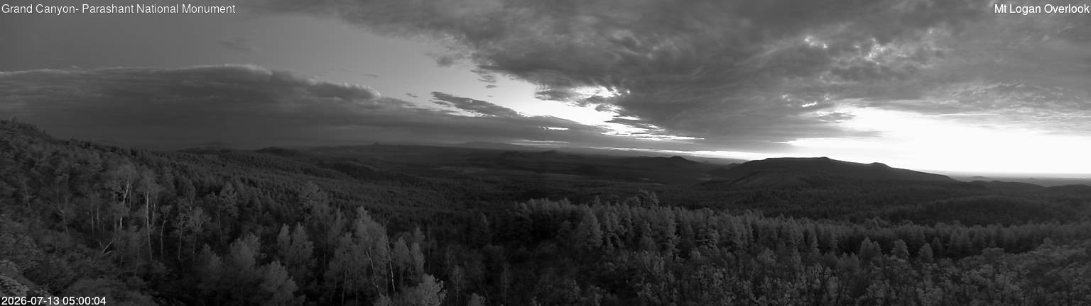 time-lapse frame, Mt Logan webcam