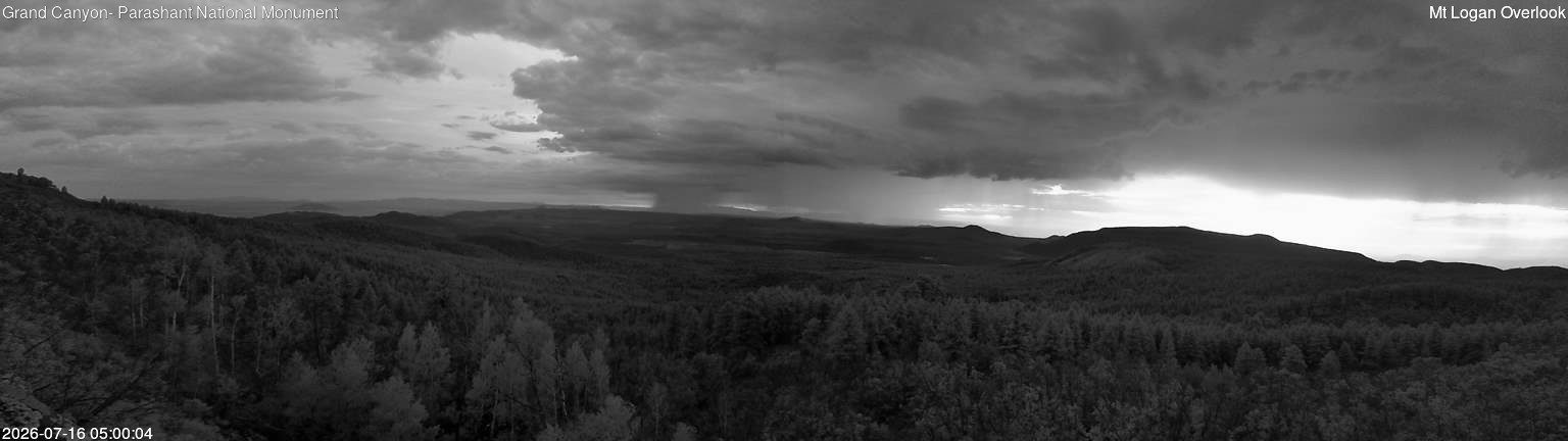 time-lapse frame, Mt Logan webcam
