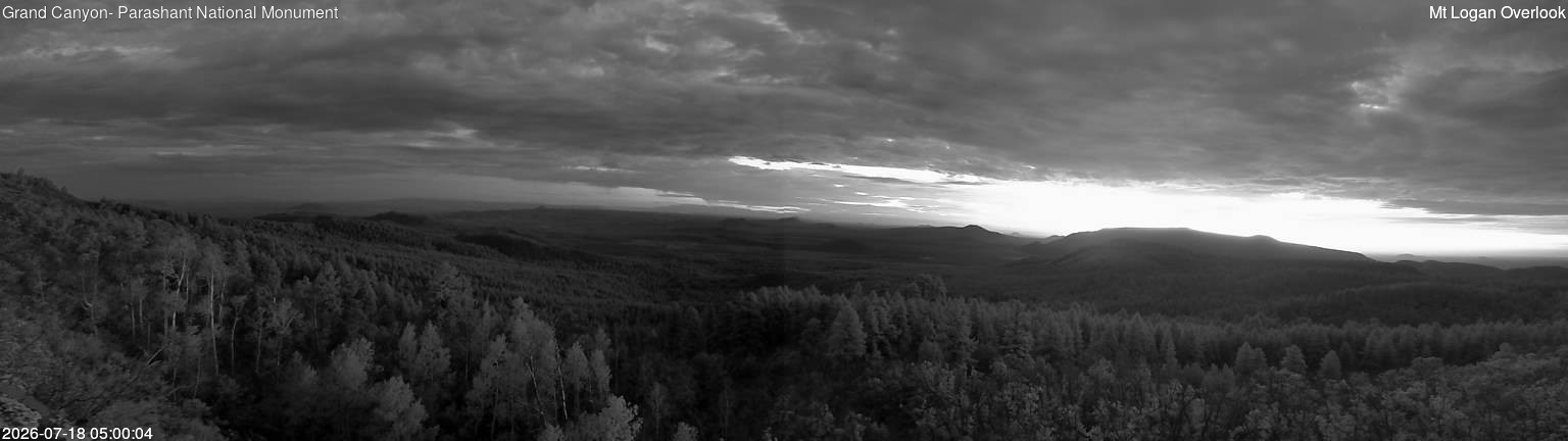 time-lapse frame, Mt Logan webcam