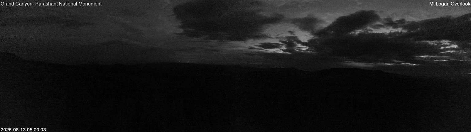 time-lapse frame, Mt Logan webcam