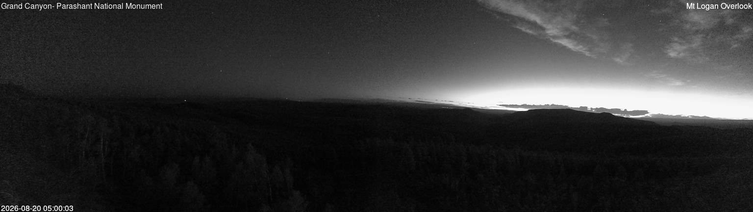 time-lapse frame, Mt Logan webcam