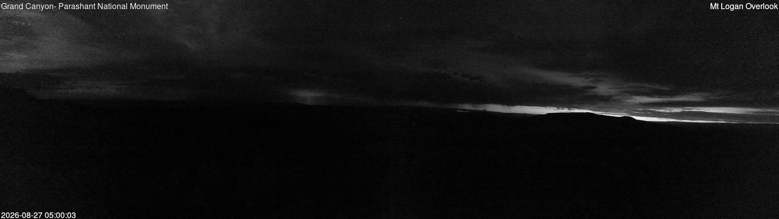 time-lapse frame, Mt Logan webcam