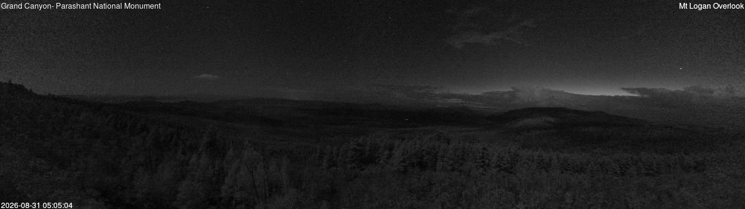 time-lapse frame, Mt Logan webcam