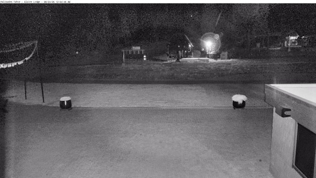 time-lapse frame, Palisades Alpine Lodge webcam
