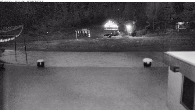 time-lapse frame, Palisades Alpine Lodge webcam