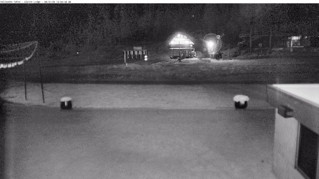 time-lapse frame, Palisades Alpine Lodge webcam