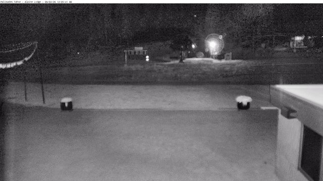 time-lapse frame, Palisades Alpine Lodge webcam