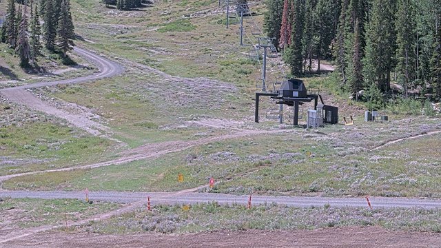 view from Solitude Powderhorn II Lift Line on 2026-08-17