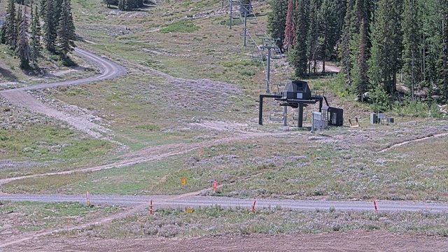 view from Solitude Powderhorn II Lift Line on 2026-08-21