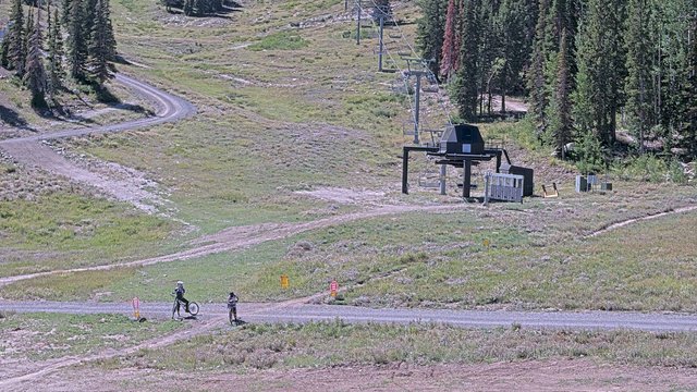 view from Solitude Powderhorn II Lift Line on 2026-09-04